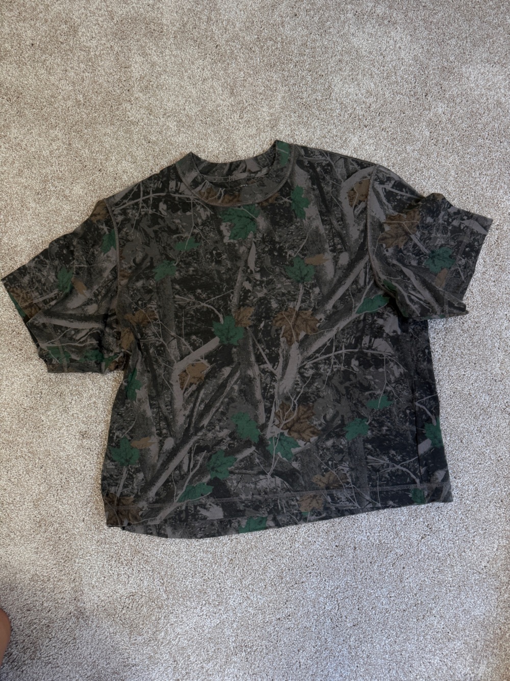 Abercrombie & Fitch cropped came t shirt